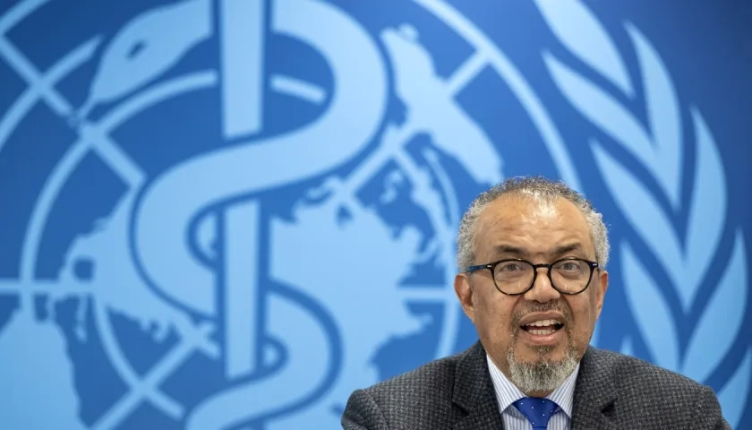El director general de la Organización Mundial de la Salud, Tedros Adhanom Ghebreyesus.