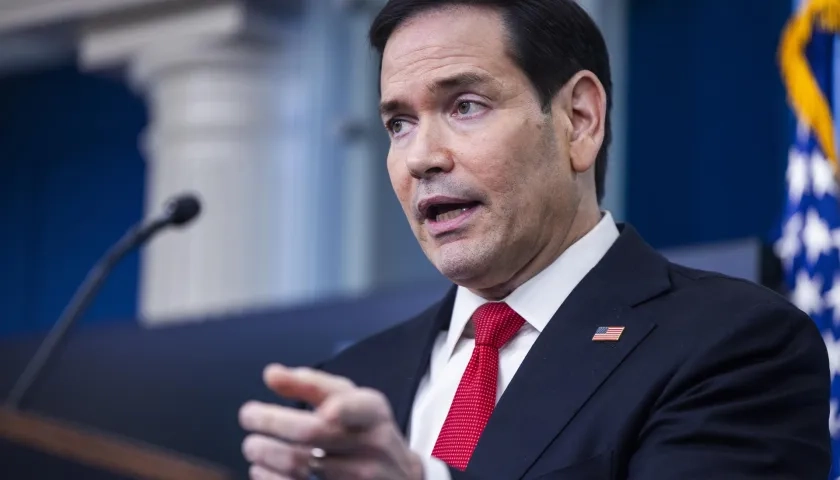 El secretario de Estado estadounidense, Marco Rubio.