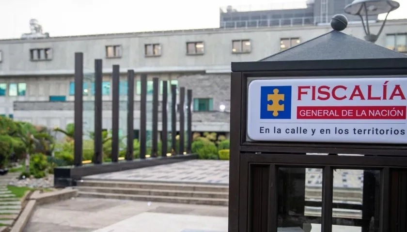 Fachada de la Fiscalía General de la Nación, en Bogotá. 