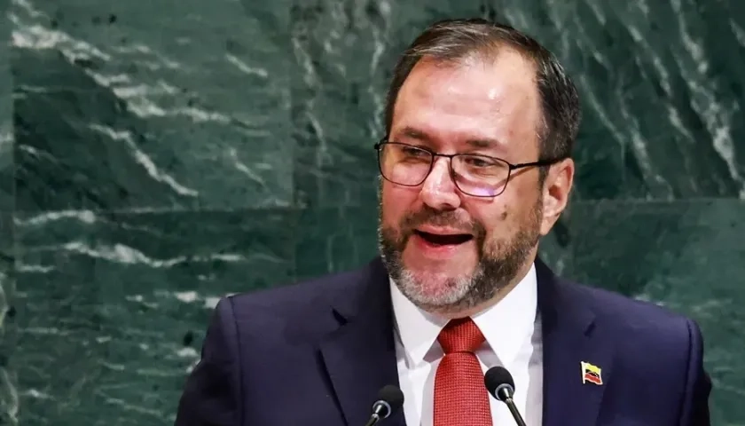 El canciller venezolano Yván Gil.