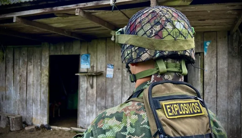 Integrante del Ejército.