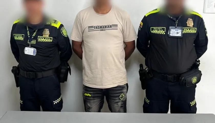 Iván González Pertuz, el capturado.