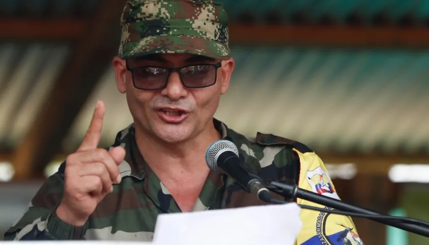 Iván Mordisco, jefe de las disidencias de las FARC. 