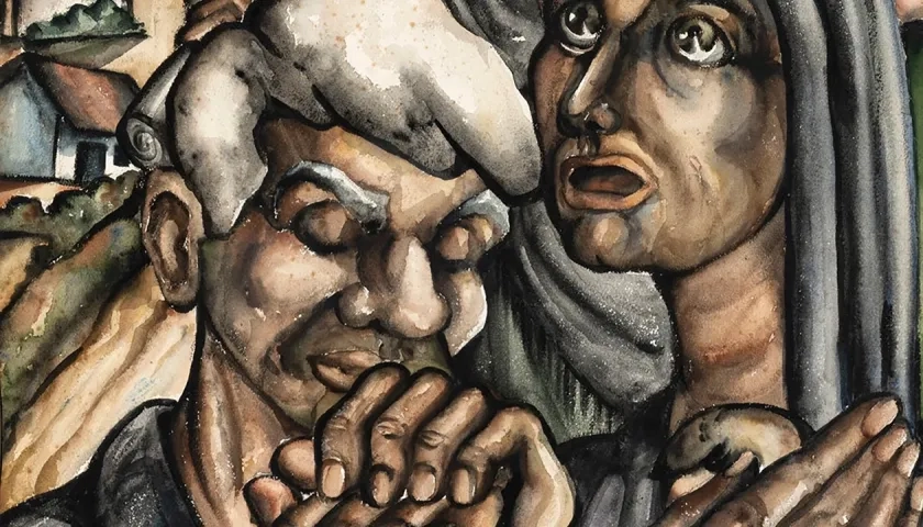 'La plegaria' (1949), la primera obra que Fernando Botero.