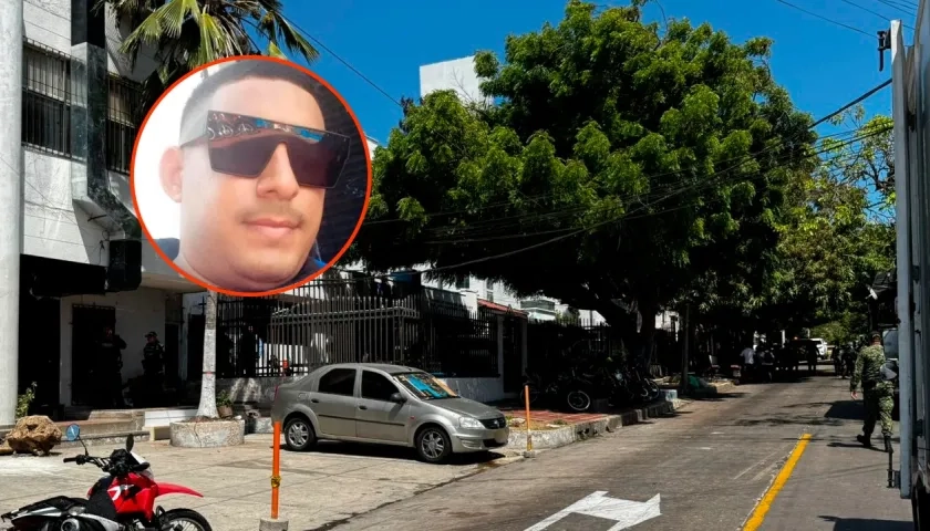 Argenis Andrés Bonett Carmona, el guarda muerto en la balacera frente a la empresa de seguridad Atenas. 