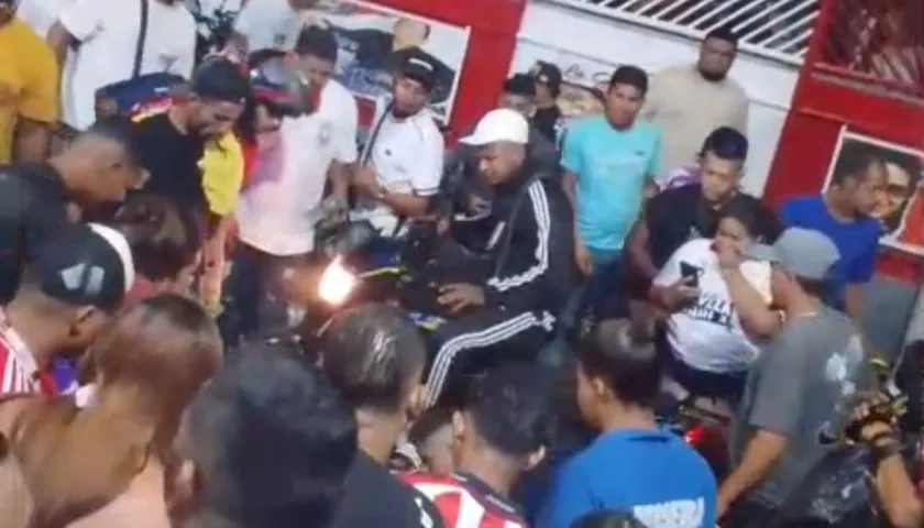 Lugar del asesinato en San Luis