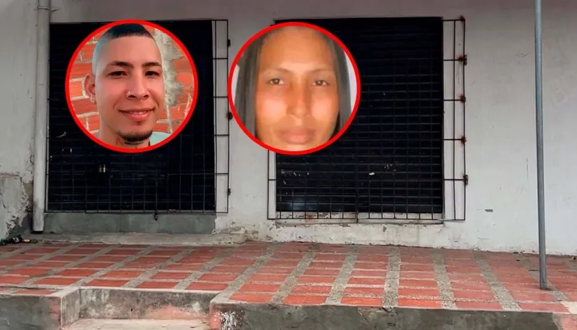 Lugar donde sucedió el doble crimen en Soledad.