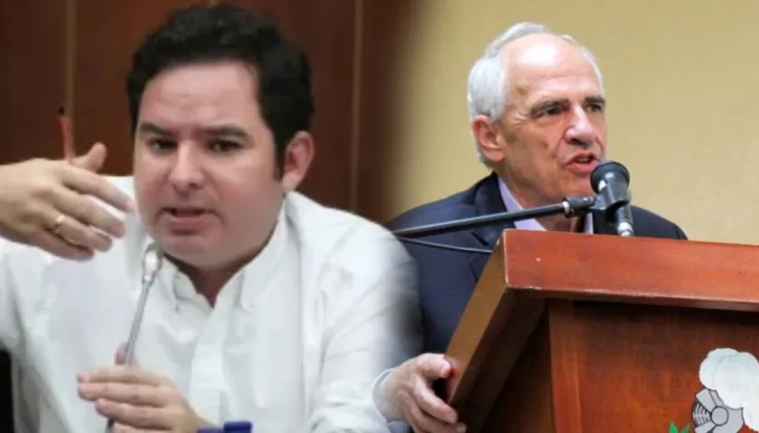 Carlos Meisel y Ernesto Samper.