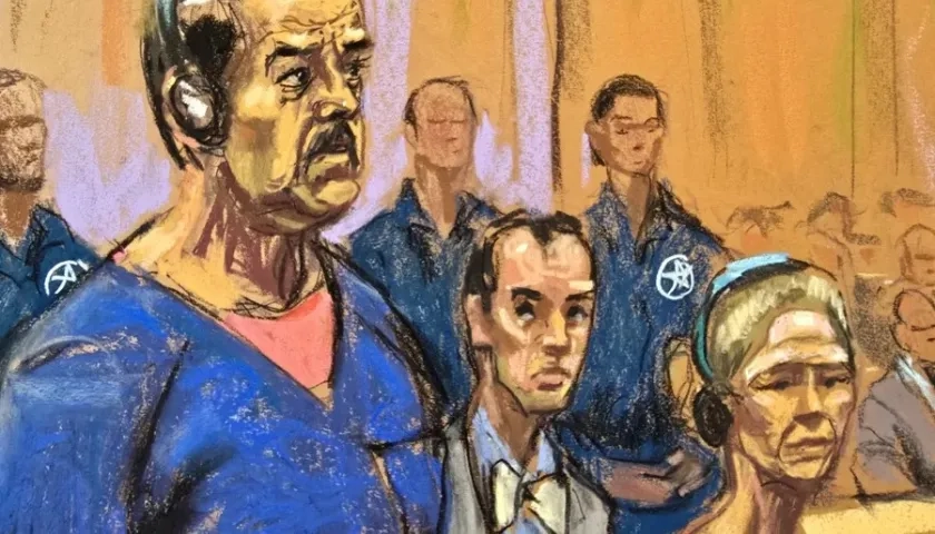 Nicolás Maduro durante una audiencia.