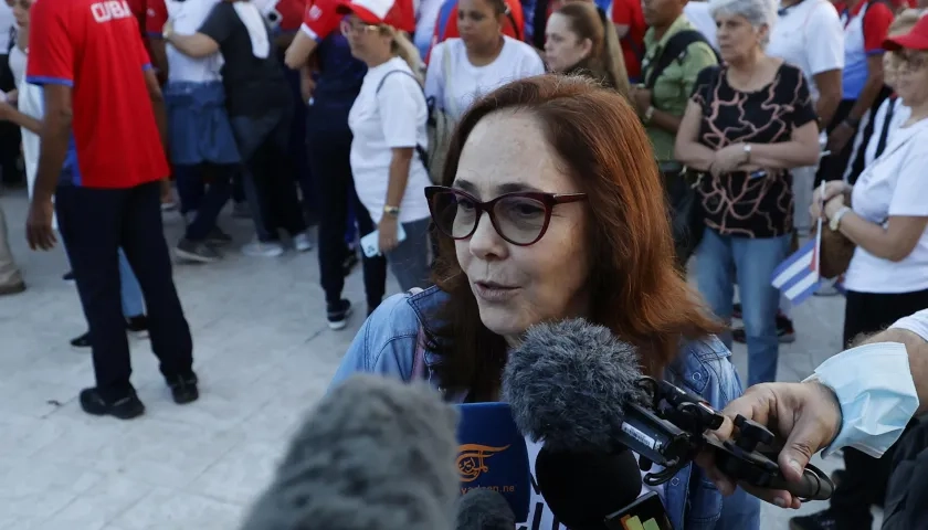 Mariela Castro, hija de Raúl Castro. 