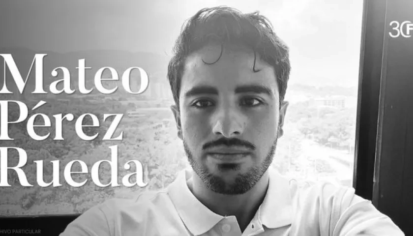 Mateo Pérez Rueda, director de la revista local El Confidente. 