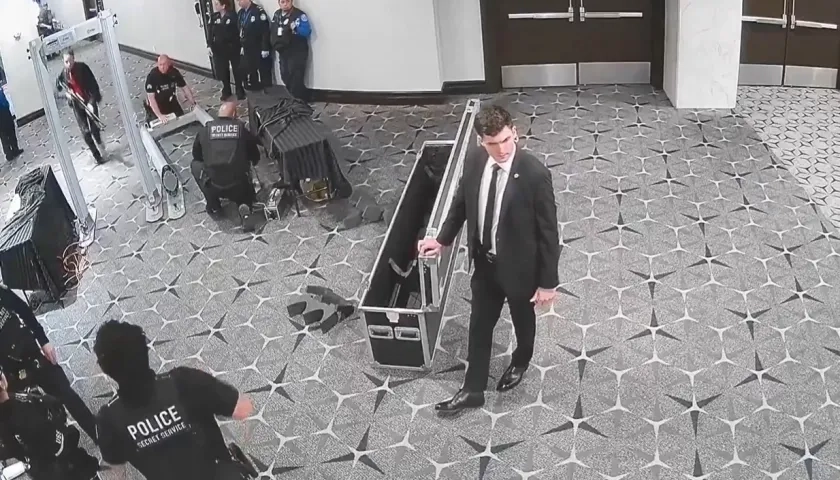Momento del ataque.