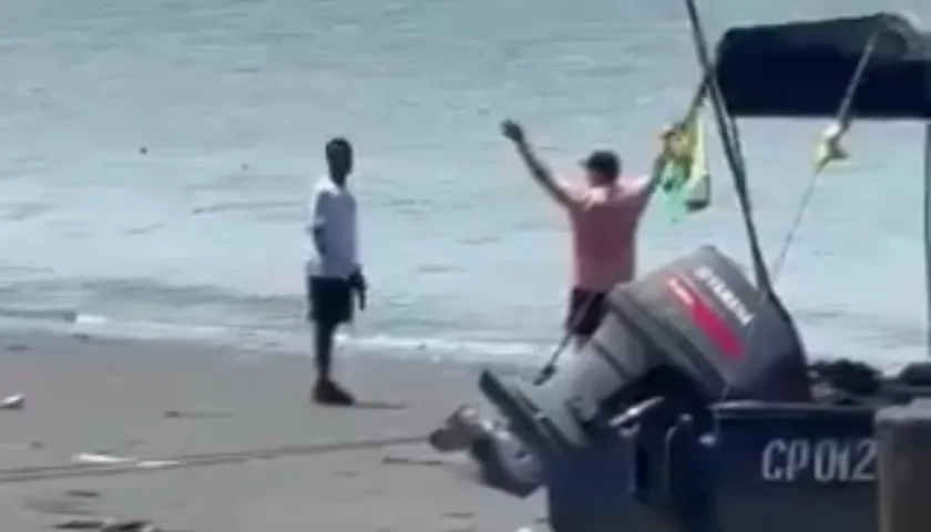 Momento del secuestro
