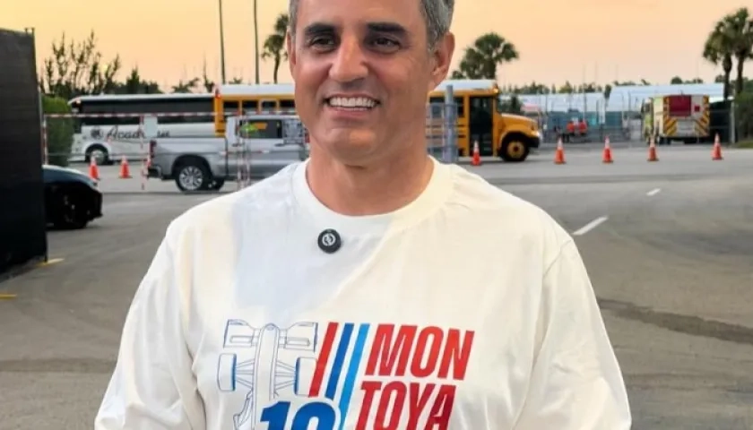 El expiloto de Fórmula 1, Juan Pablo Montoya.