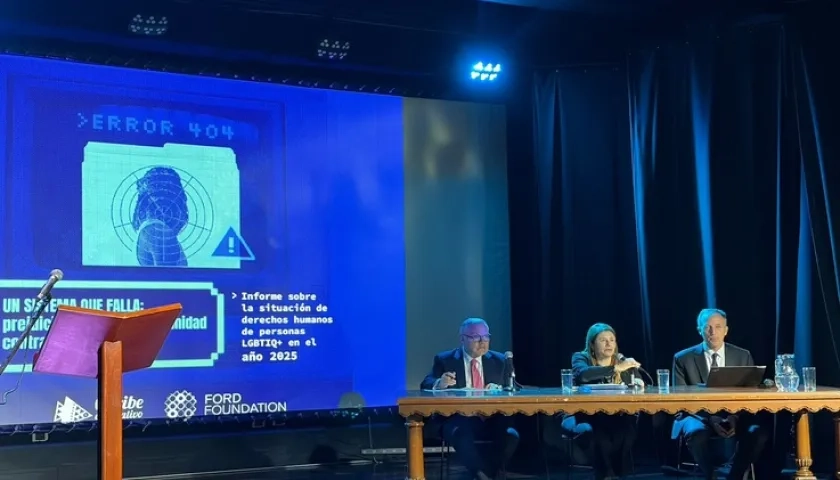 Presentación del informe “Un sistema que falla: prejuicio, violencia e impunidad contra personas LGBTIQ+”.