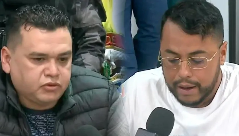 Digno Palomino y Jorge Eliécer Díaz Collazos, alias 'Castor'. 