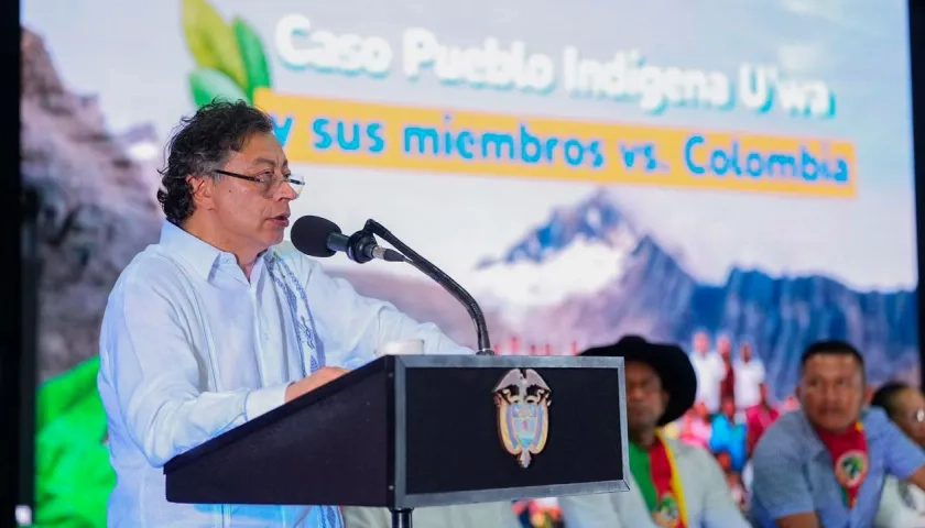 El Presidente Gustavo Petro.