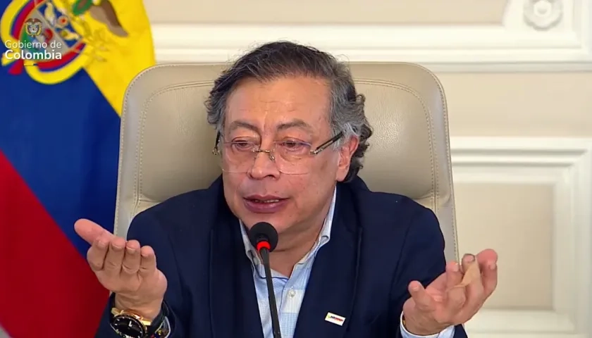El Presidente de la República, Gustavo Petro.