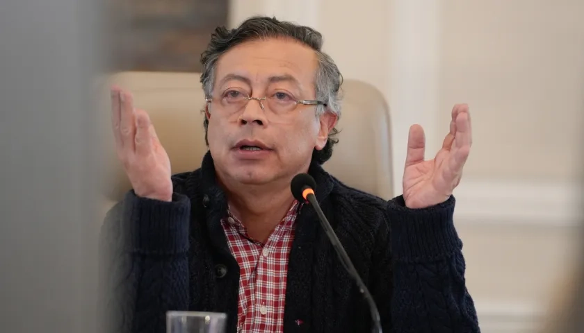 El Presidente Gustavo Petro.