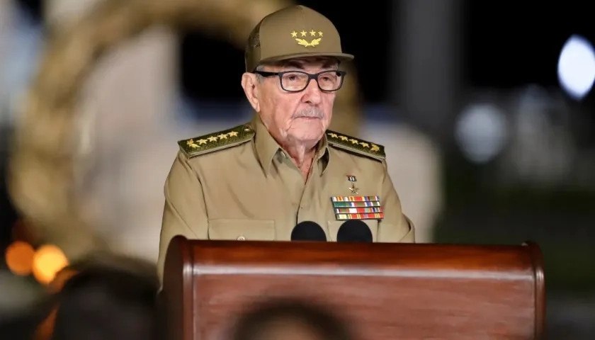 Expresidente cubano Raúl Castro. 