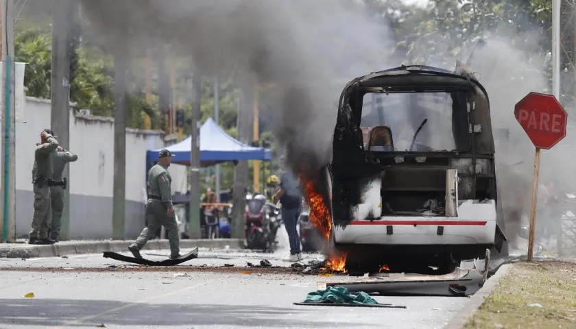 Reciente atendado criminal en Cali.