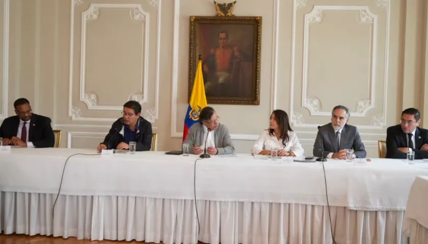 Imagen de la reunión.