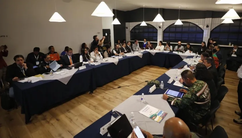 Reunión de Ministerio de Ambiente con otras entidades del Estado. 