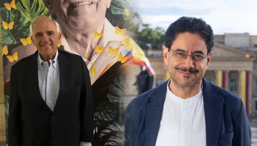 Ernesto Samper e Iván Cepeda. 
