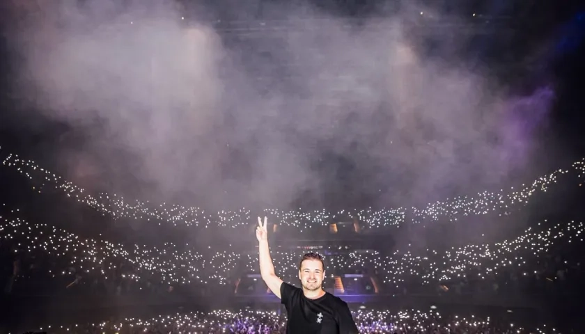 El DJ Martin Garrix en uno de los shows del 'Garrix Americas Tour'.