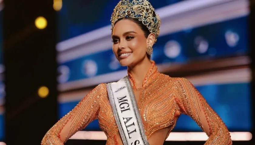 La modelo Vanessa Pulgarín, primera ganadora del Miss Grand International All Star.