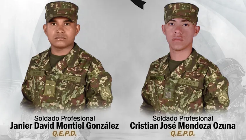 Los soldados muertos.