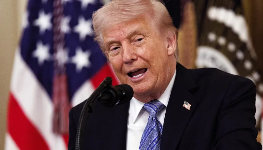 Donald Trump, presidente de Estados Unidos. 
