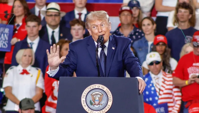 El presidente de Estados Unidos, Donald Trump.