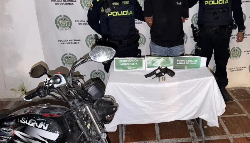 Uno de los capturados por este hecho de sangre.