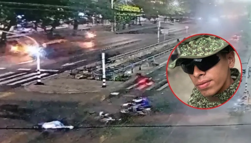 Víctima del accidente de tránsito.