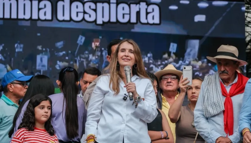La candidata presidencial Paloma Valencia.