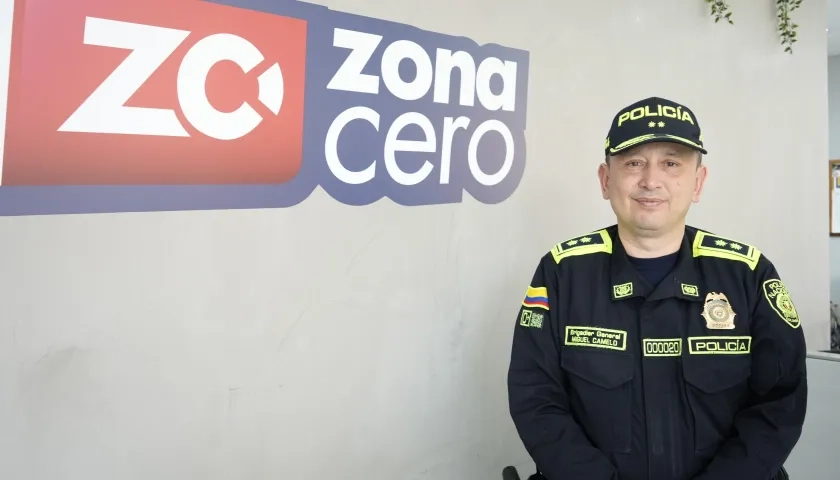 Miguel Camelo, comandante Policía Metropolitana de Barranquilla 