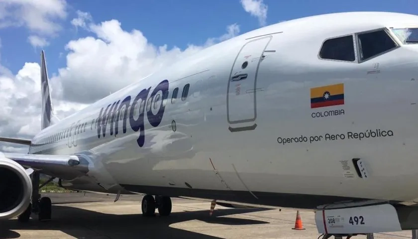 Avión de Wingo. 
