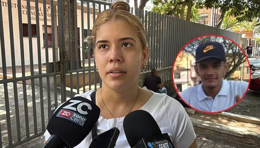 Yeisy Parodi, hermana de Yeiser Luis Parodi, quien fue asesinado en el barrio Ciudadela de Paz. 