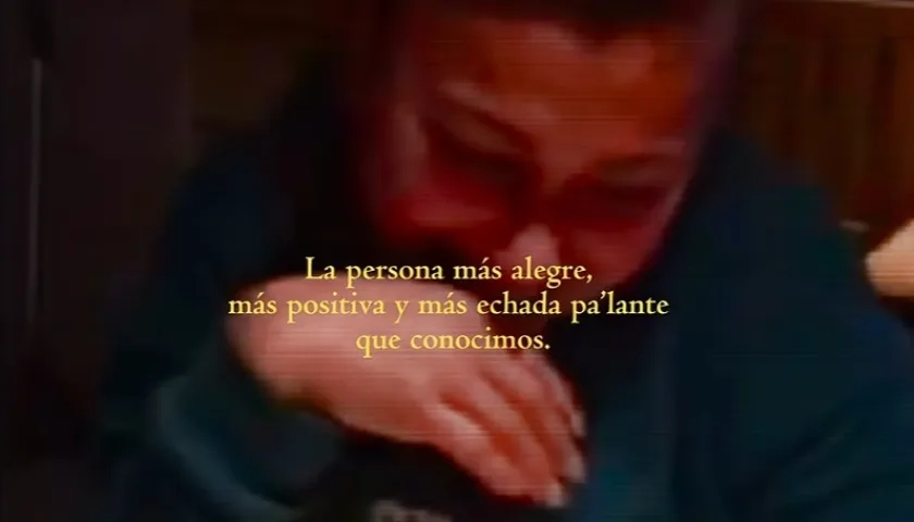 Yulixa Toloza en el video publicado por su sobrina.