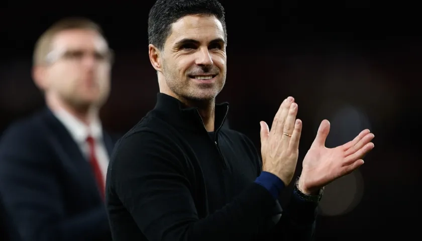 El español Mikel Arteta, entrenador del Arsenal. 