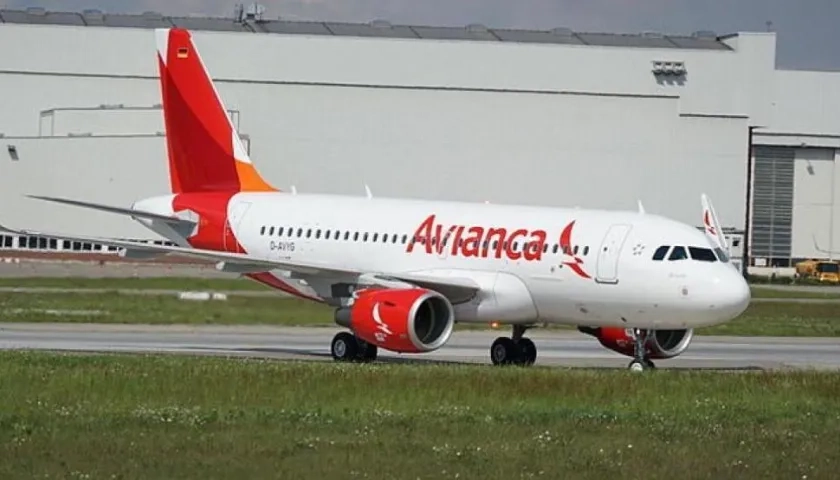 Avión de Avianca. Imagen de referencia. 