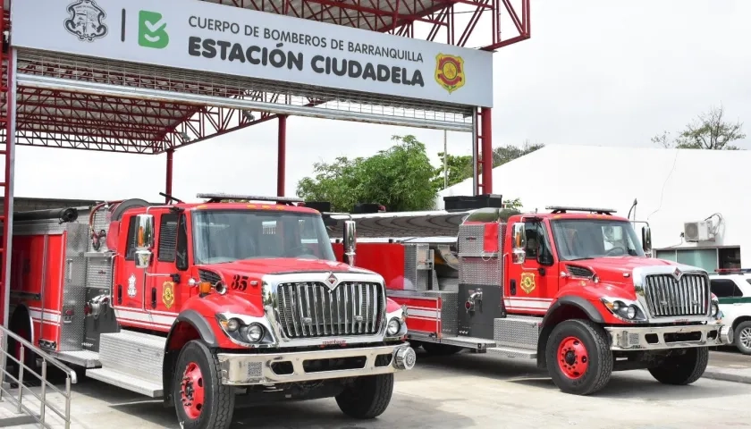 Estación de Bomberos en Barranquilla. 