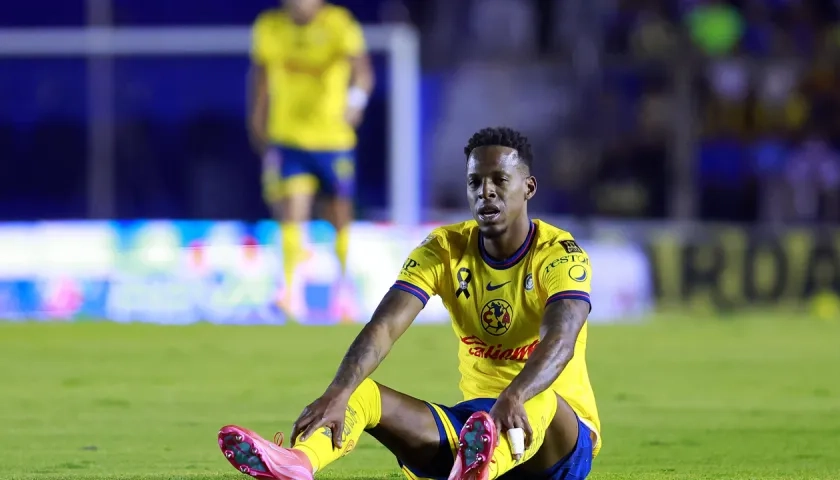 El colombiano Cristian Borja, lateral izquierdo del América de México.