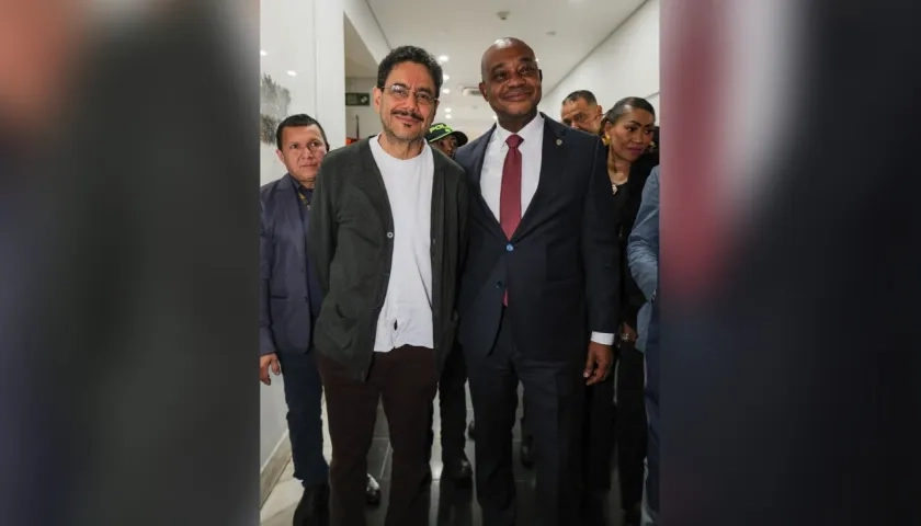 Iván Cepeda y Luis Gilberto Murillo.