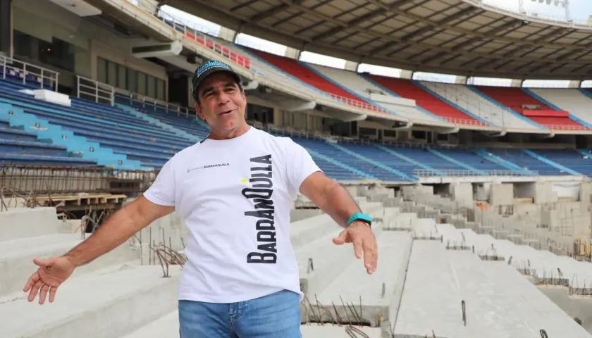 El alcalde de Barranquilla, Alejandro Char, aspira que Junior se corone campeón de la Liga.