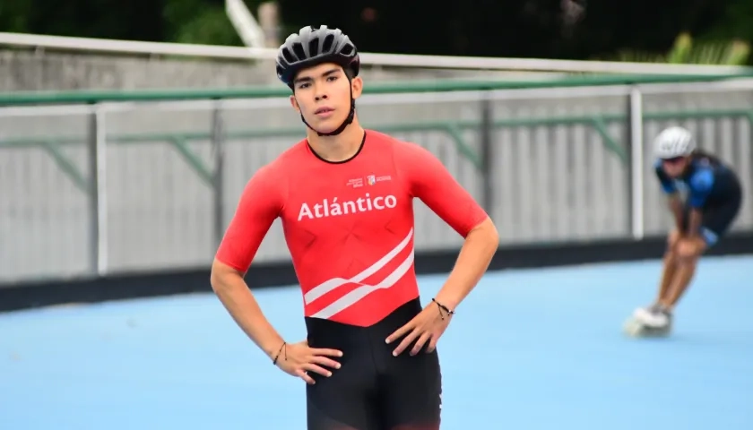 El patinador atlanticense Wílmar Charris.