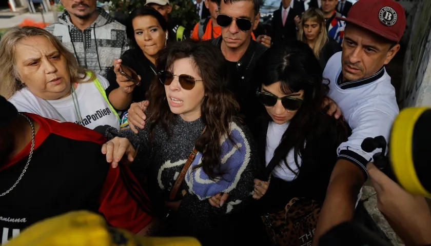 Dalma y Gianinna, hijas de Diego Armando Maradona.