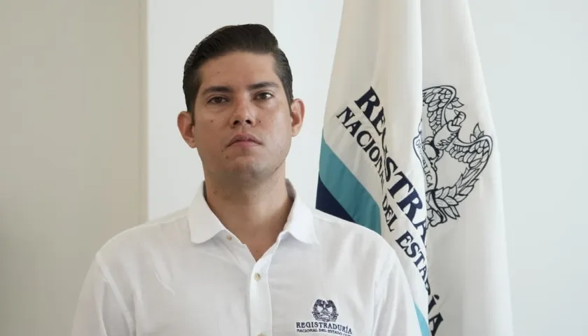 Daniel Barrios Mogollón, registrador delegado en el Atlántico. 