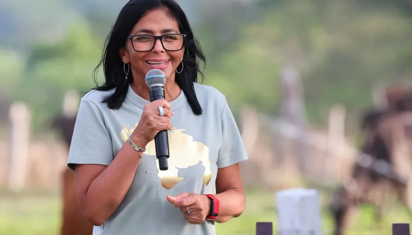 Delcy Rodríguez, presidenta encargada de Venezuela. 